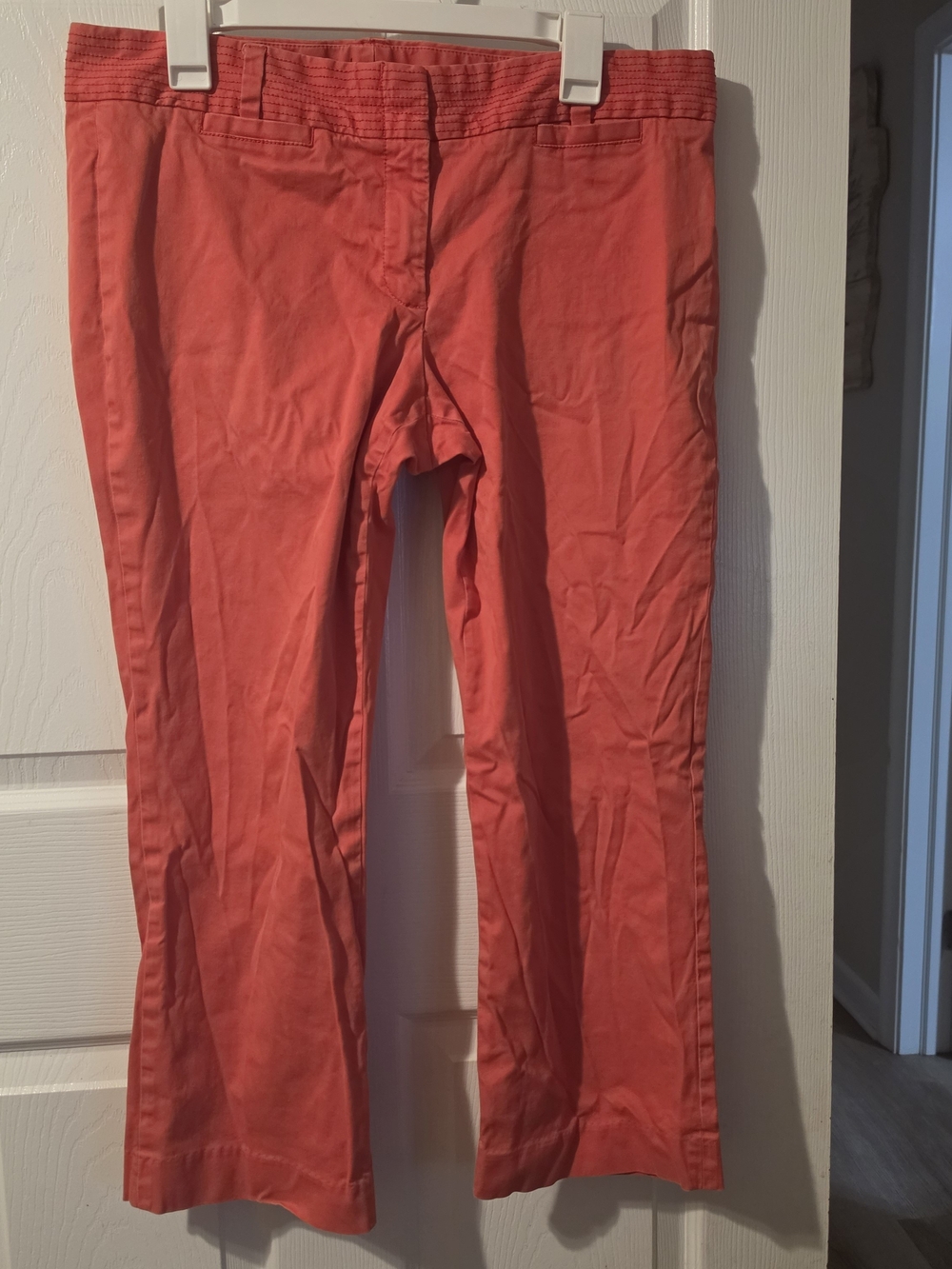 J. Crew Women's Coral Cropped Pants